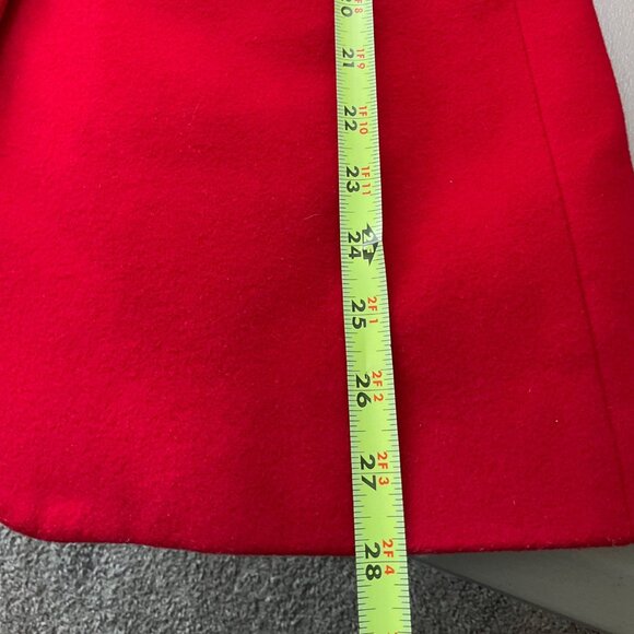 VTG Harvé Benard Med/Large Blazer Red Wool Cashmere Bl Single Button Old Money - Picture 7 of 12